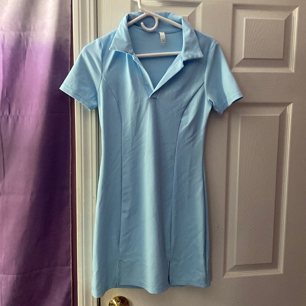 Blue dress